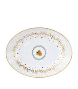 Bernardaud Noël Ravier Porcelain Serving Dish 23cm x 12cm