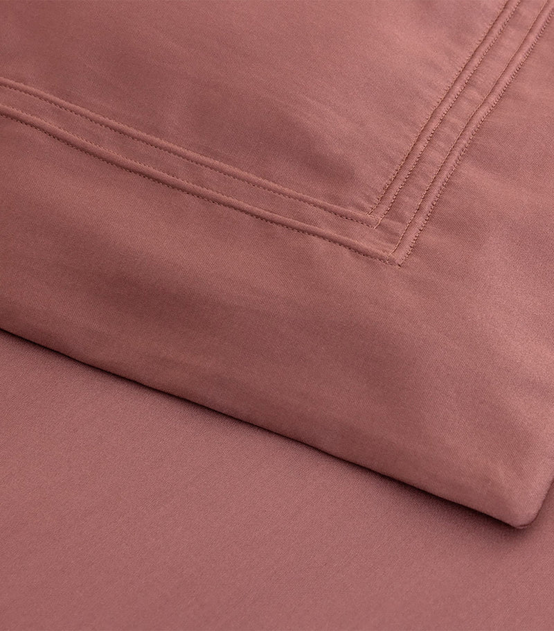 Yves Delorme Triomphe Santal double duvet cover 200cm x 200cm (British brand)