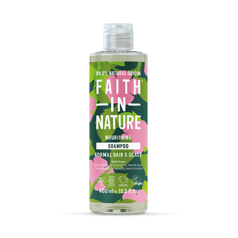Faith In Nature Wild Rose Shampoo 400ml - British product