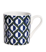 Ceramic Geometric Logo Espresso Cup