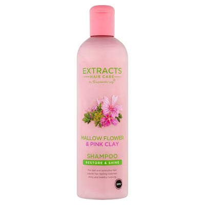 Superdrug Extracts Mallow Flower and Pink Clay Shampoo