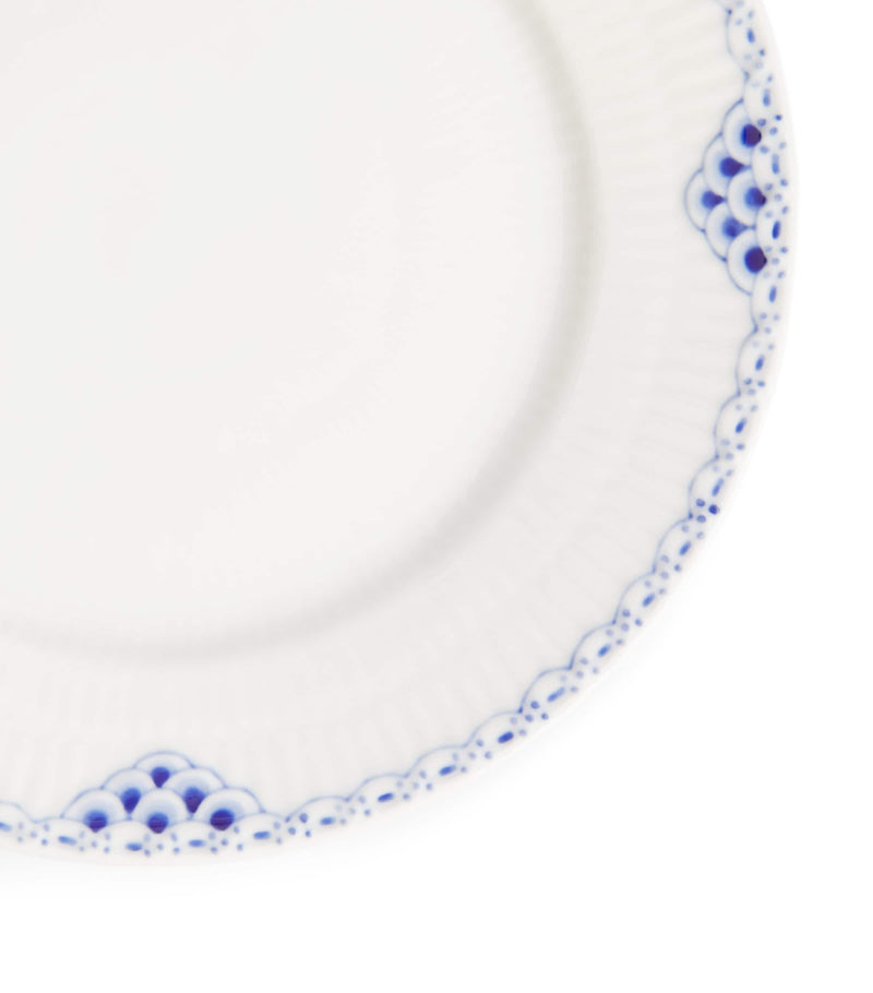 Royal Copenhagen Princess pattern porcelain plate 19cm, imported from the UK