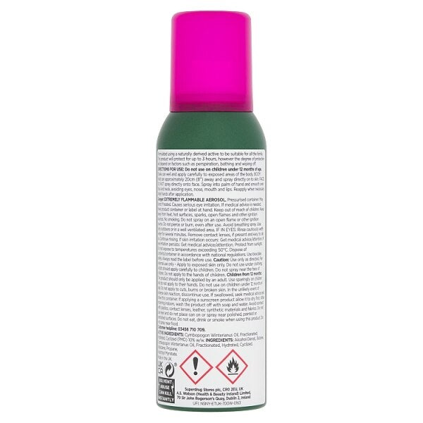 Superdrug Buzz Off Kids Insect Repellent Aerosol GOODS Superdrug