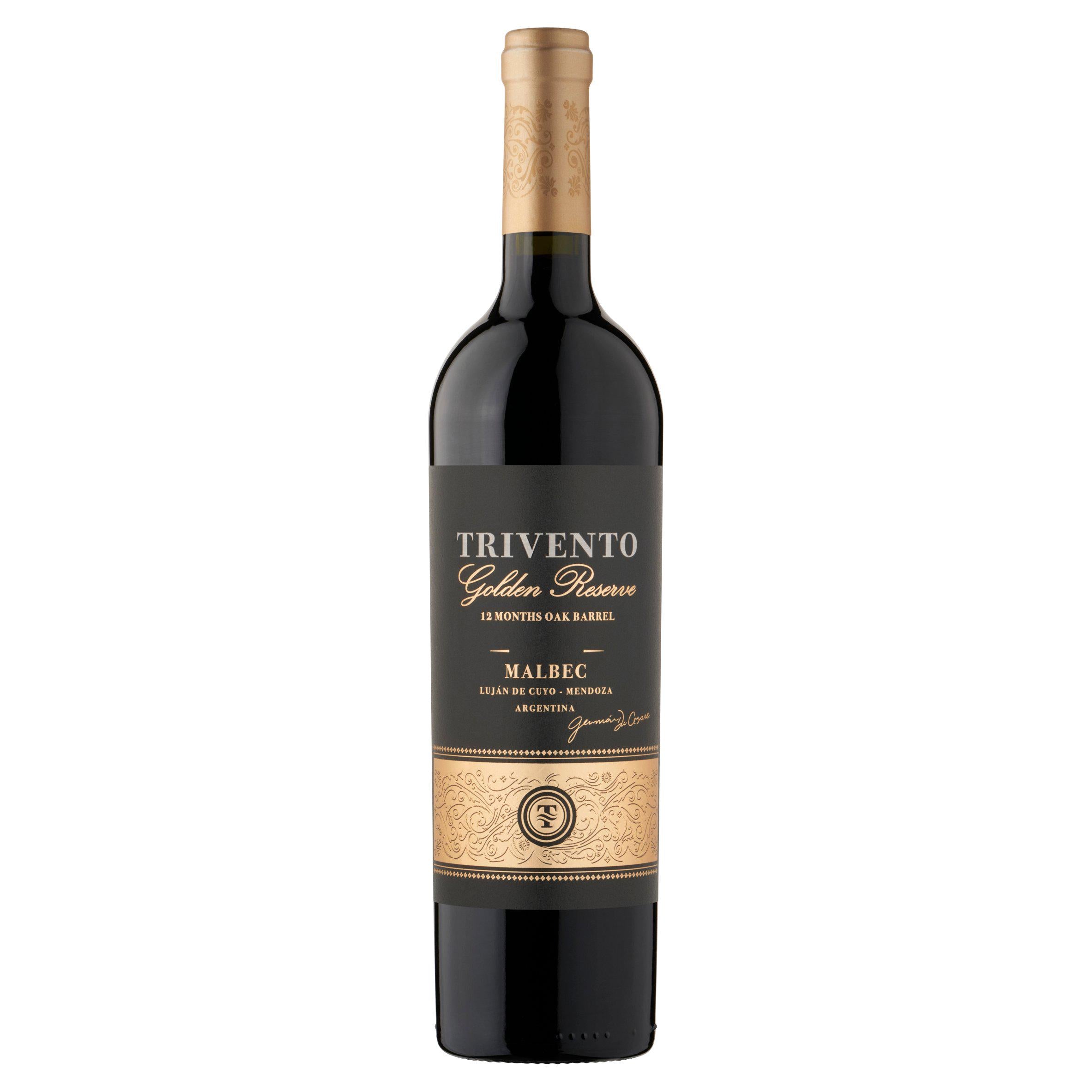 Trivento Golden Reserve Malbec Red Wine 75cl GOODS Sainsburys