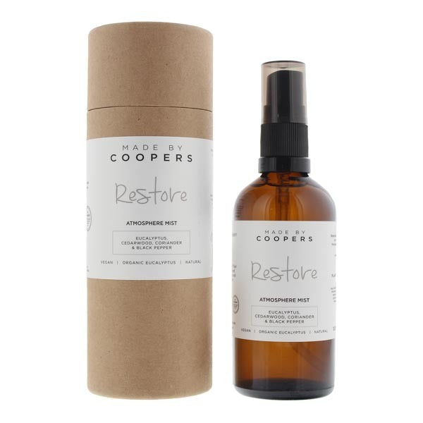 Made By Coopers Restore Room Spray 100ml, imported from the UK
