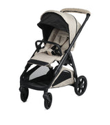 Fendi Kids Shearling-Trim Logo Travel Stroller