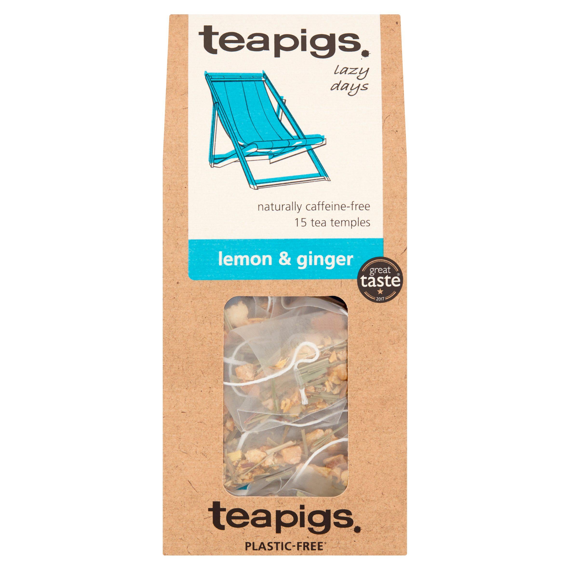 Teapigs Lemon & Ginger Tea Bags x15 All tea Sainsburys