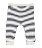Harrods Cotton Knitted Stripe Bear Trousers (0-18 Months)