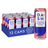 Dash Grapefruit Infused Sparkling Water 12 x 330ml