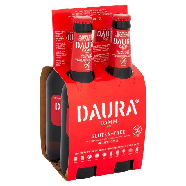 Daura Damm Gluten Free Lager 4 x 330ml