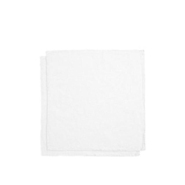 Daylesford Tiller Large White Linen Napkins 2 per pack