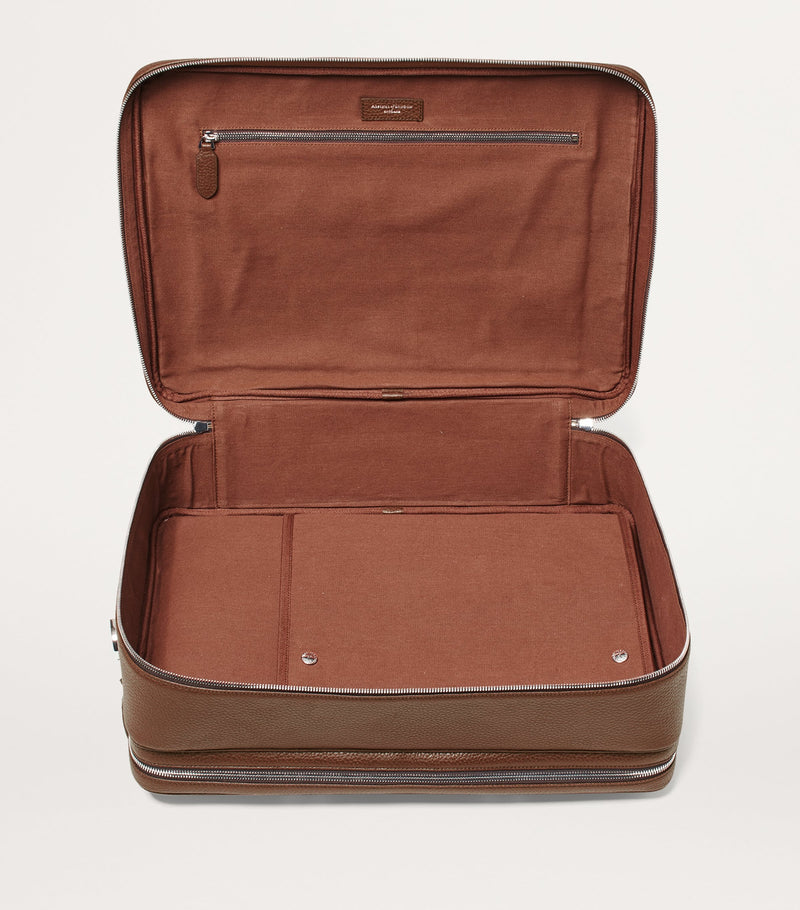 Aspinal Of London Leather 48 Hour Mount Street Travel Bag