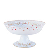 Bernardaud Large Noël Footed Coupe Porcelain Champagne Saucer