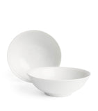 Royal Copenhagen Set of 2 White Fluted Bowls (15cm)