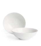 Royal Copenhagen Set of 2 White Fluted Bowls (15cm)