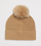 Yves Salomon Enfant Cashmere Pom-Pom Beanie (British brand)