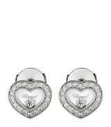 Chopard White Gold and Diamond Happy Diamonds Icons Luxury Earrings