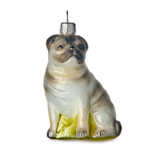 Pug Tree Decoration with Festive Charm