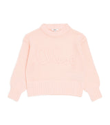 Chloé Kids Wool-Cashmere Logo Sweater (4-14 Years)