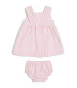 Paz Rodriguez Cotton Knitted Dress and Bloomers Set Baby Outfit (3-36 Months)