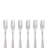 Harrods Set of 6 Stainless Steel Pastry Forks