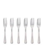 Harrods Set of 6 Stainless Steel Pastry Forks