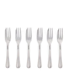 Harrods Set of 6 Stainless Steel Pastry Forks