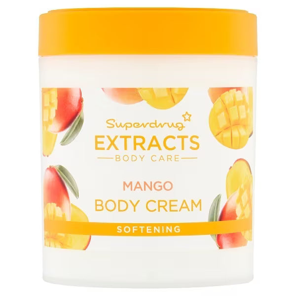 Superdrug Extracts Mango Body Cream (British brand)