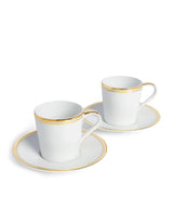 Ralph Lauren Home Wilshire Espresso Cup and Saucer (Set of 2)