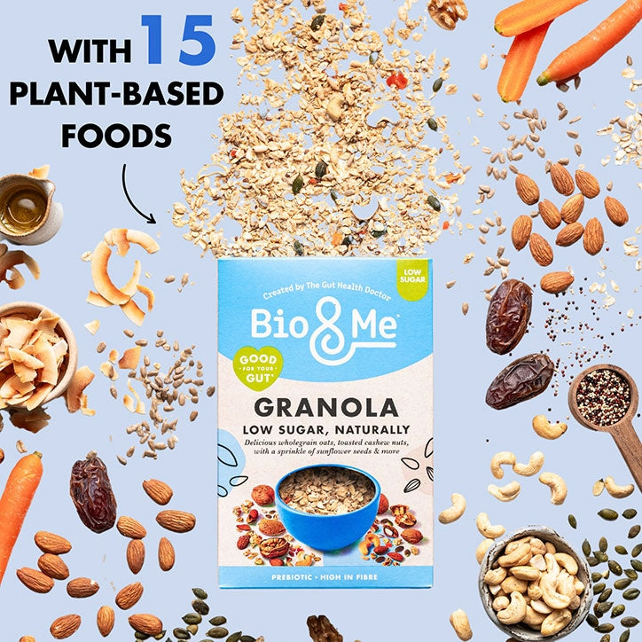 Bio & Me Cocoa & Hazelnut Protein Gut-Loving Granola 360g - McGrocer