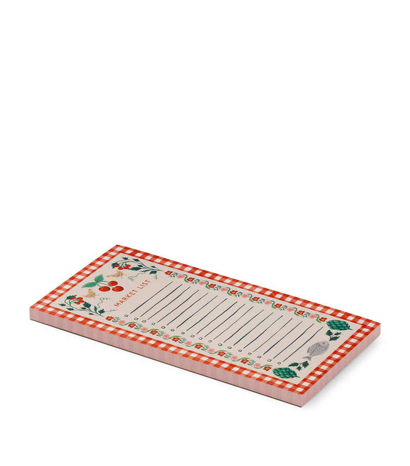 Rifle Paper Co. Cherry Farm magnetic shopping pad, imported from the UK