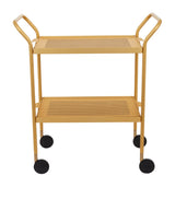 Kaymet Two-Tier Rubber Grip Serving Trolley