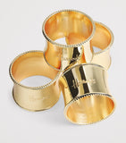 Harrods Stainless Steel Napkin Rings (Set of 4)