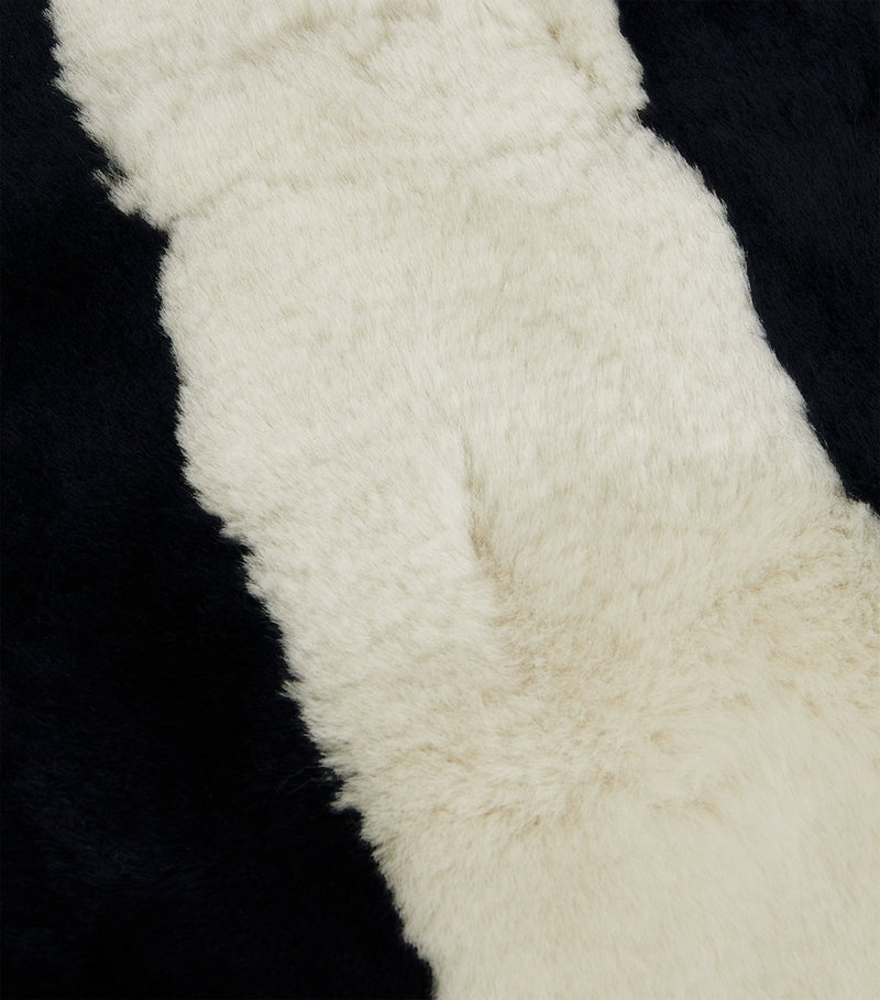 Binibamba sheepskin striped snuggler 45x67cm - British product