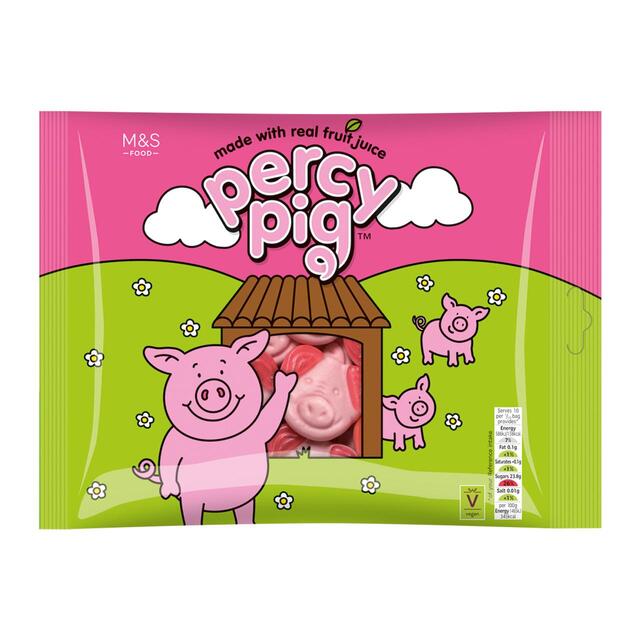 M&S Large Percy Pig Fruit Gums 400g - McGrocer