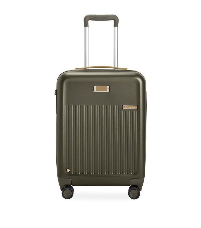 Hardwearing Recycled Polycarbonate Spinner Suitcase in Marine Hue