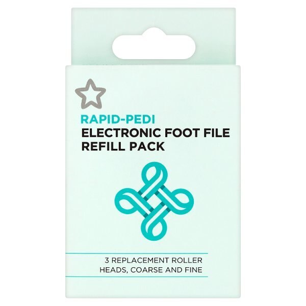 Superdrug Rapid-Pedi Electric Foot File Refill Pack GOODS Superdrug