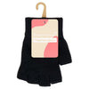 Superdrug fingerless gloves black (British brand)