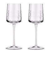 Christofle Set of 2 Crystal White Wine Glasses (170ml)