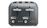 De'Longhi CT04.GY Argento Silva Toaster - Grey
