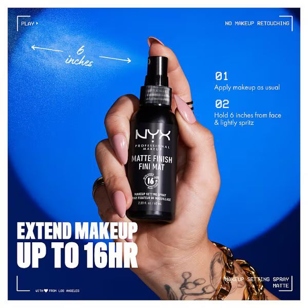 NYX Professional Makeup Setting Spray Matte, UK version