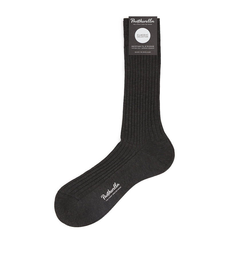 Pantherella Ribbed Danvers socks, imported from the UK