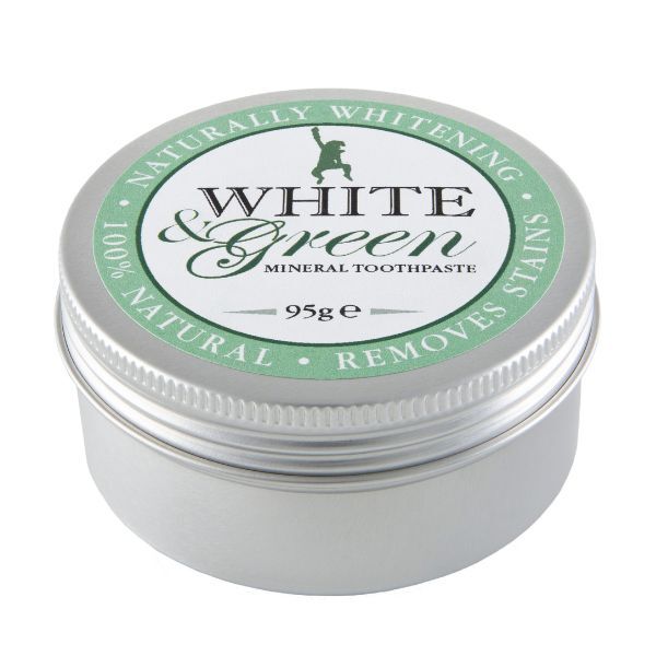 White & Green Mineral Whitening Toothpaste - Cosmos Organic GOODS Superdrug
