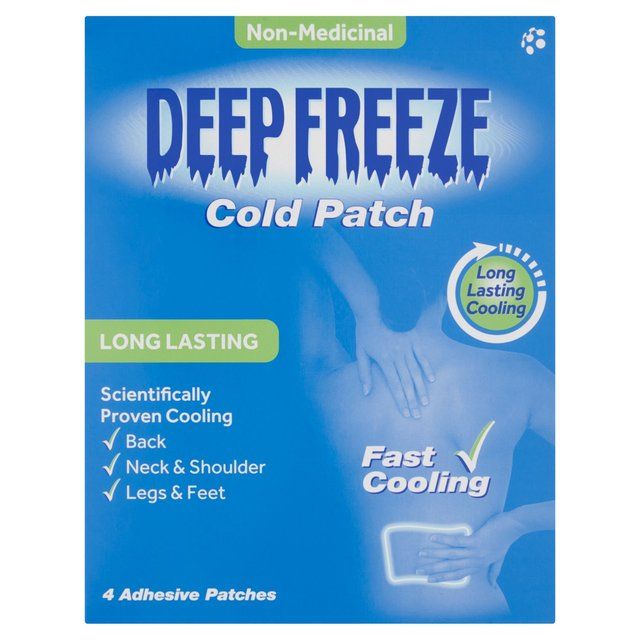 Deep Freeze Cold Patches 4 per pack