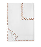 Super King Cotton Duvet Cover with Chain Motif, 260cm x 220cm
