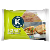 Deli Kitchen Seeded Folded Flatbread Thins 6 per pack