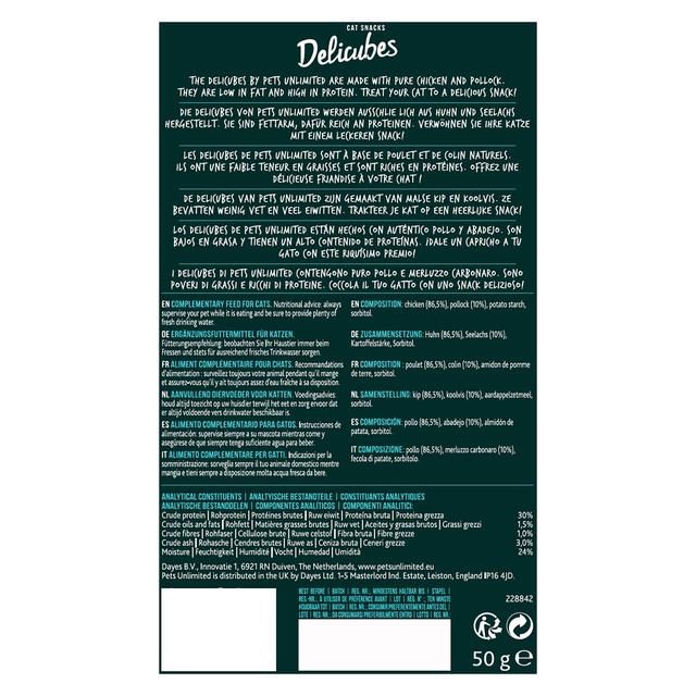 Delicubes Chicken 50g
