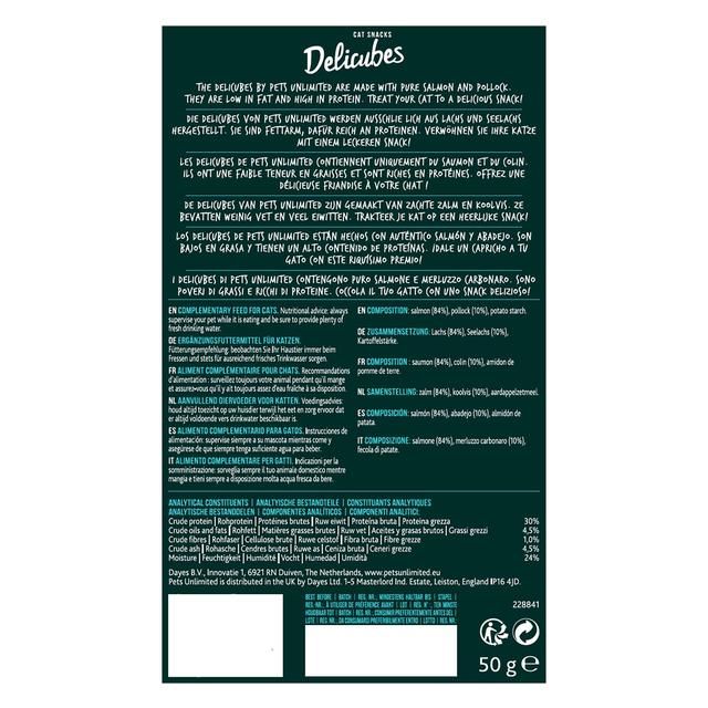 Delicubes Salmon 50g