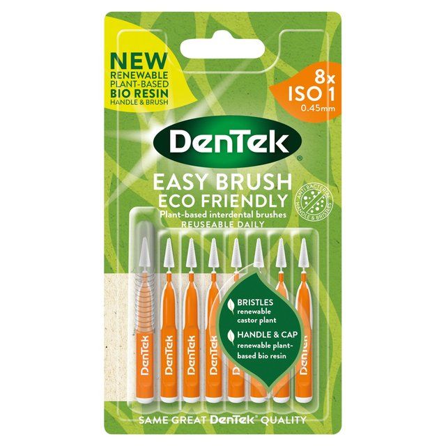 DenTek ECO Interdental Brushes ISO 1 8 per pack