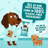 Denzel's Daily Dentals for Large Dogs Chicken Peppermint & Decaf Green Tea 120g